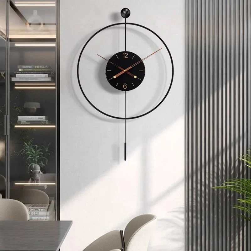 Minimalist Modern Wall Clocks Luxury Restaurant Design Nordic Wall Watch Living Room Fashion Reloj De Pared Home Decoration