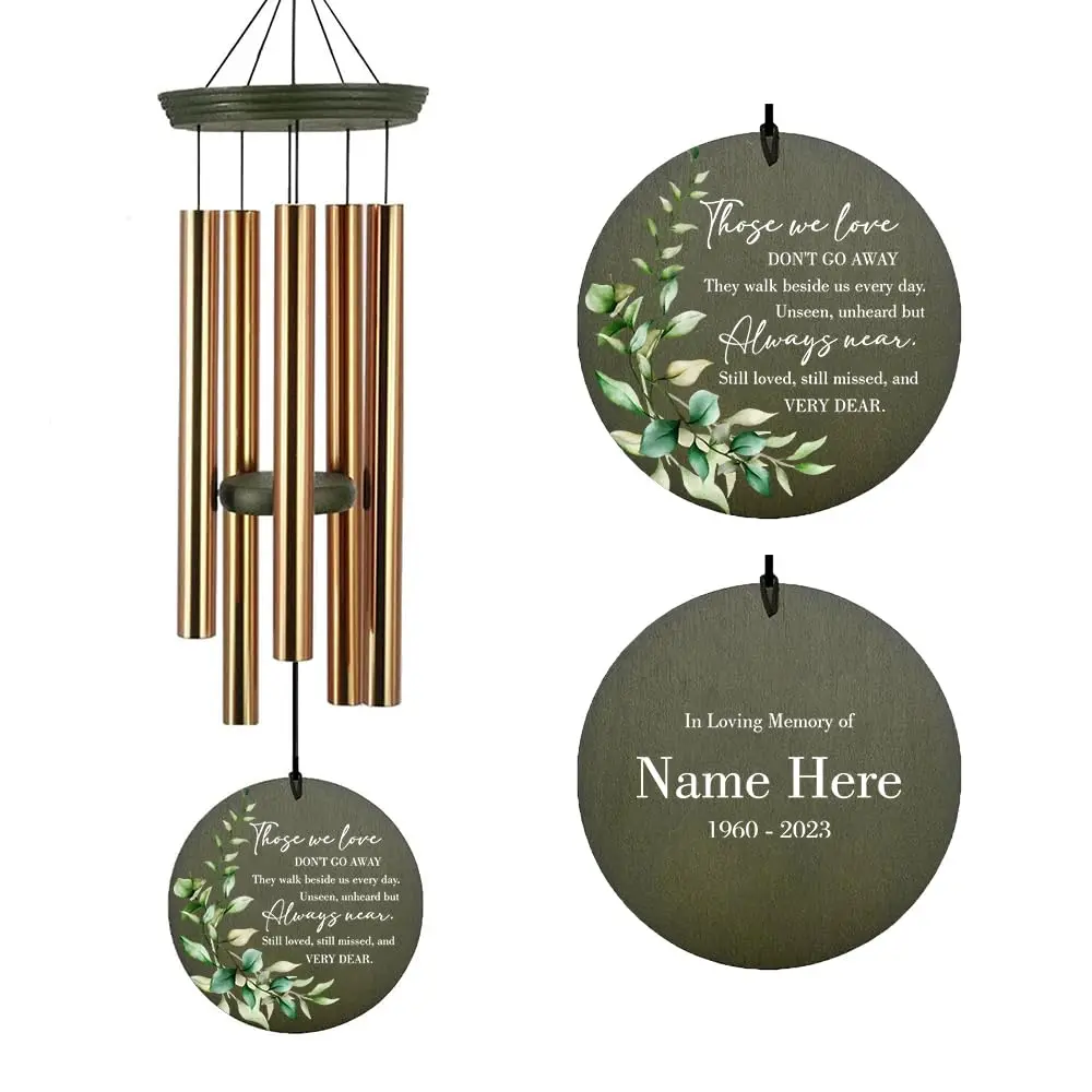 Memorial Wind Chimes Personalized Sympathy Gifts Keepsake
