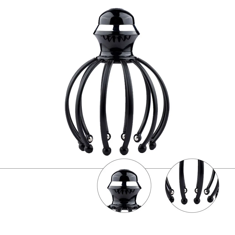 

1Pcs Electric Head Massage Claw Detachable Steel Ball Vibration Scalp Massager for Home Office Travel Use Easy Operation