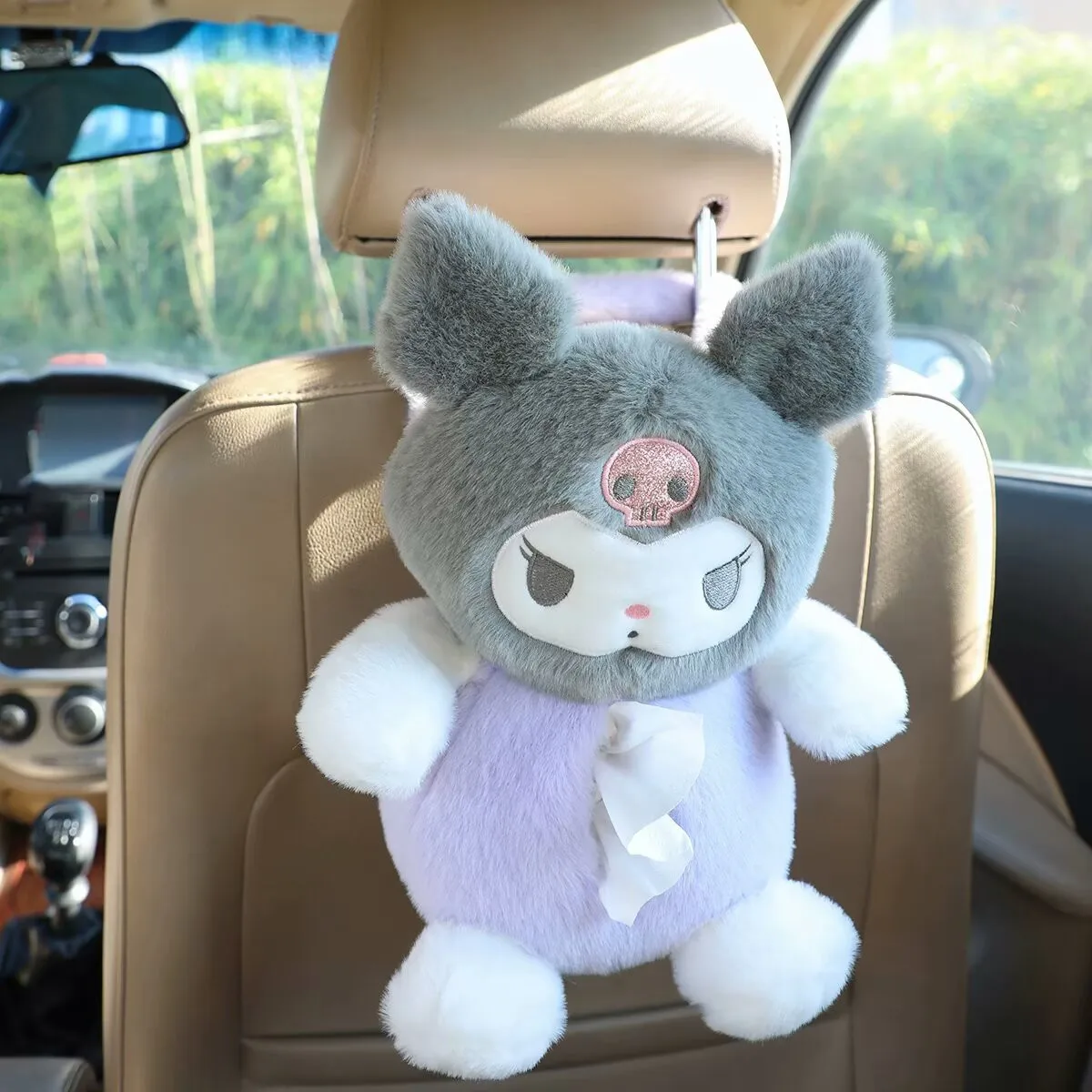 

Car Tissue Box, Sunshade Seat Backrest Suspension Tissue Box, Car Armrest Tissue Storage bag, auto Storage And Organization
