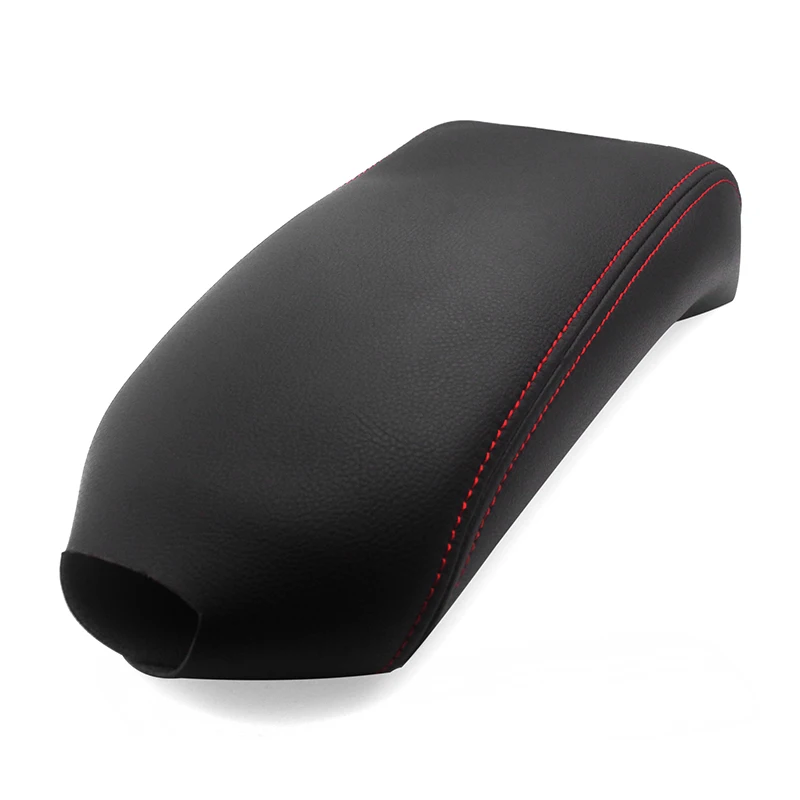 Soft Leather Center Armrest Cover For Audi A3 2017 2018 Car Center Control Armrest Box Skin Cover Sticker Trim