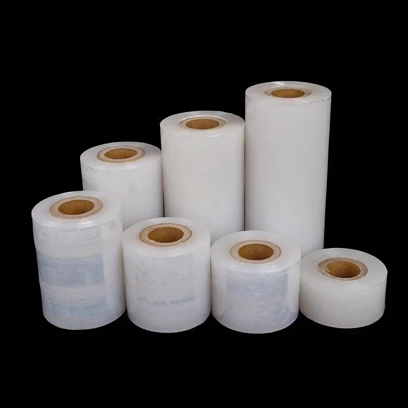 

Transparent PE Stretch Film Industrial Packaging Autohesion Powerful Stretching Vegetable Fruits Sub package Fresh Keeping Film