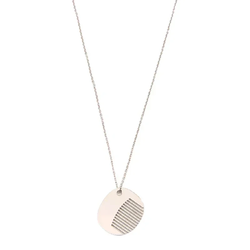 Bijoux modernes personnalité cordon chaîne peigne pendentif collier pour femmes fille 2025 tendance nouvelle offre spéciale Design accessoires