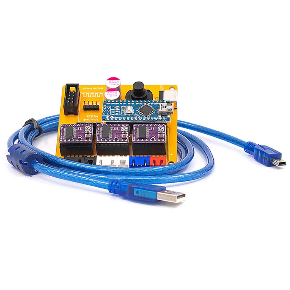 3-axis Circuit Motor Control Board DIY Small Laser Engraving Machine Writing Machine Main Control Board Support Offline Control