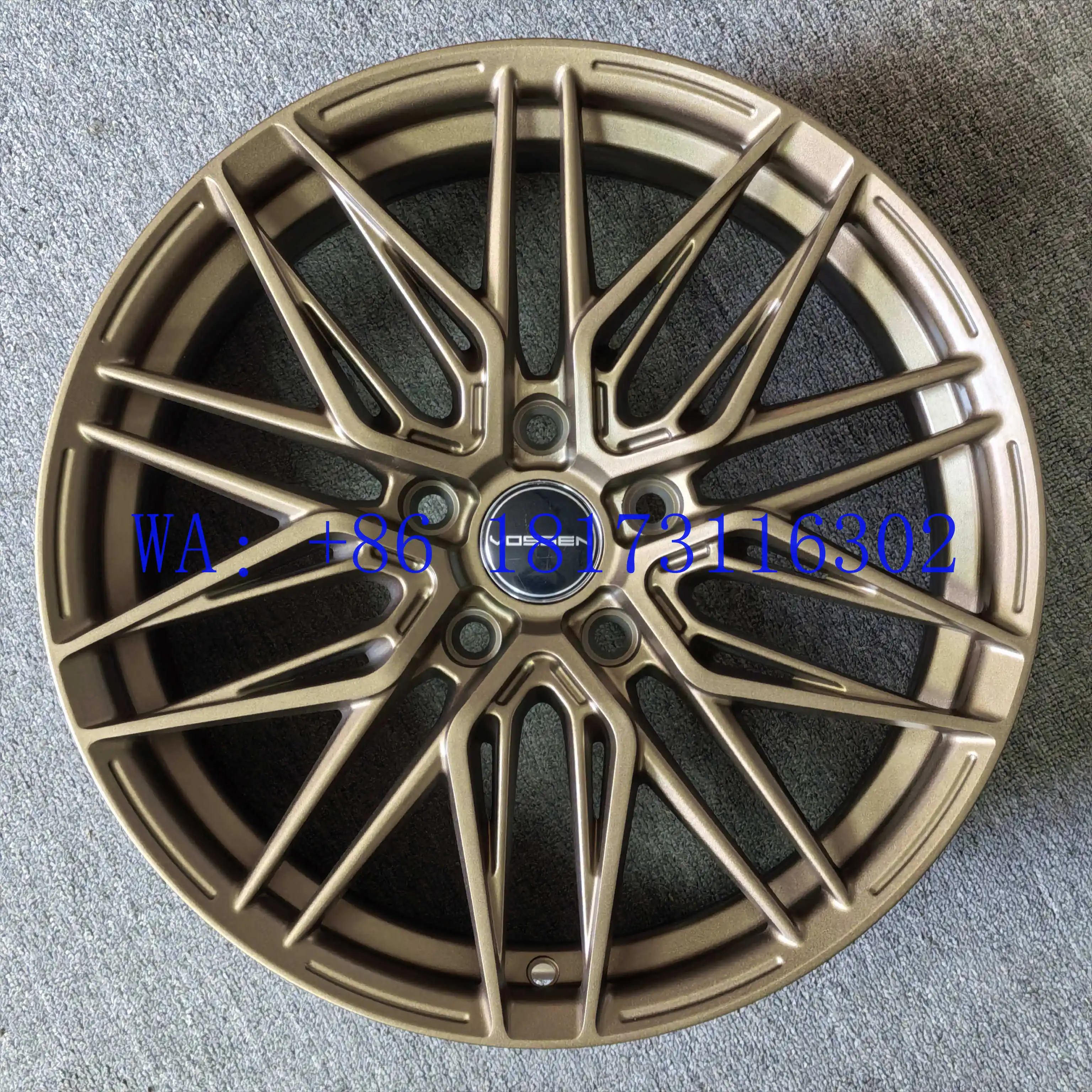 Hot Chrome 17 inch 18 inch 19 inch spinning HF7 branch modified wheels for MG Civic Accord Onxella