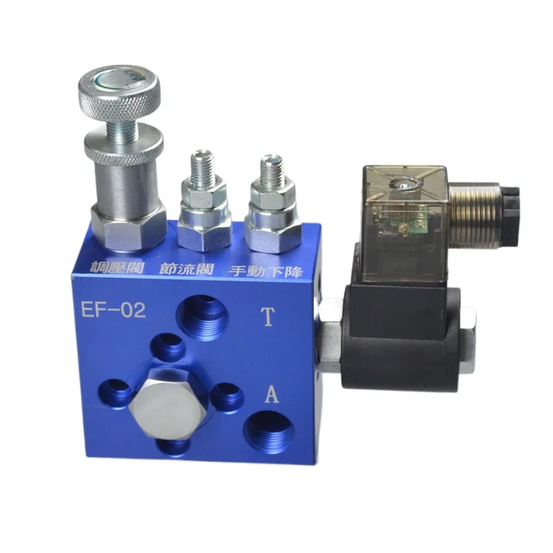 

Solenoid Valve Freight Elevator Lift Cartridge Valve Group, Power Unit EF02 ET02 04