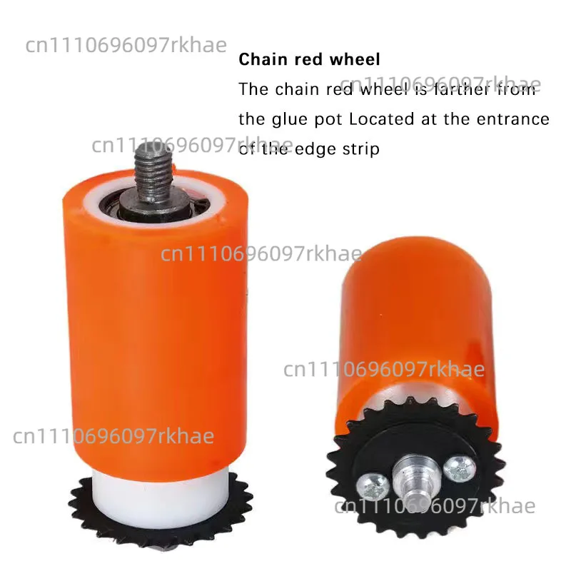 Woodworking Edge Sealing Machine Red Wheel Motor Front Wheel Chain Wheel Edge Sealing Machine Accessories view 6