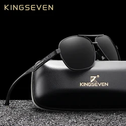 KINGSEVEN Brand Design Men Aluminum Sunglasses Polarized UV400 Mirror Lens Vintage Eyewear Male Driving Sun Glasses Women
