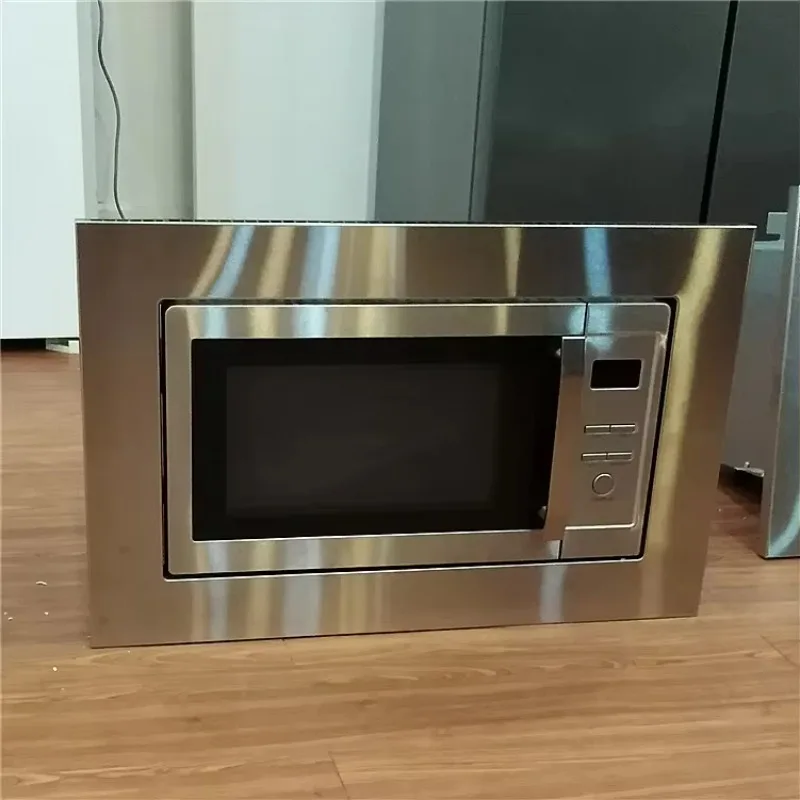 Household Built-in Microwave Oven 20L Stainless Steel Appearance 592mm Wide