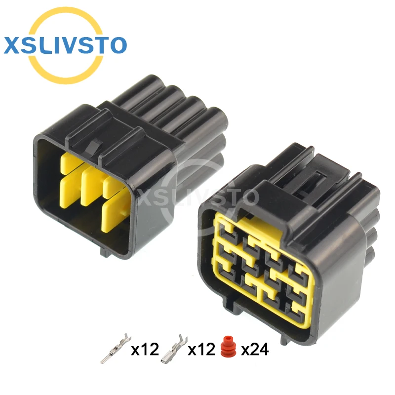 1 Set FW-C-12M-B FW-C-12F-B 12Pin  Female Male Connector car waterproof connectors DJ7121Y-2.3-11/21