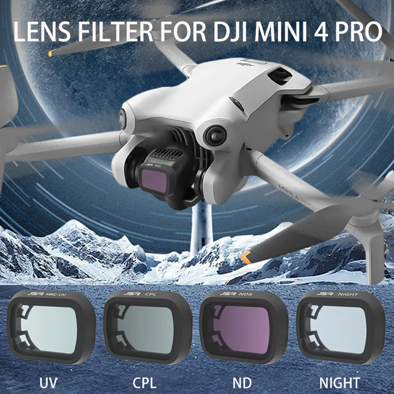 

Lens Filter Kit for DJI Mini 4 Pro Drone Filters UV CPL ND Star Night NDPL Polarizer Camera Wide Angle Lenses Kits Accessories