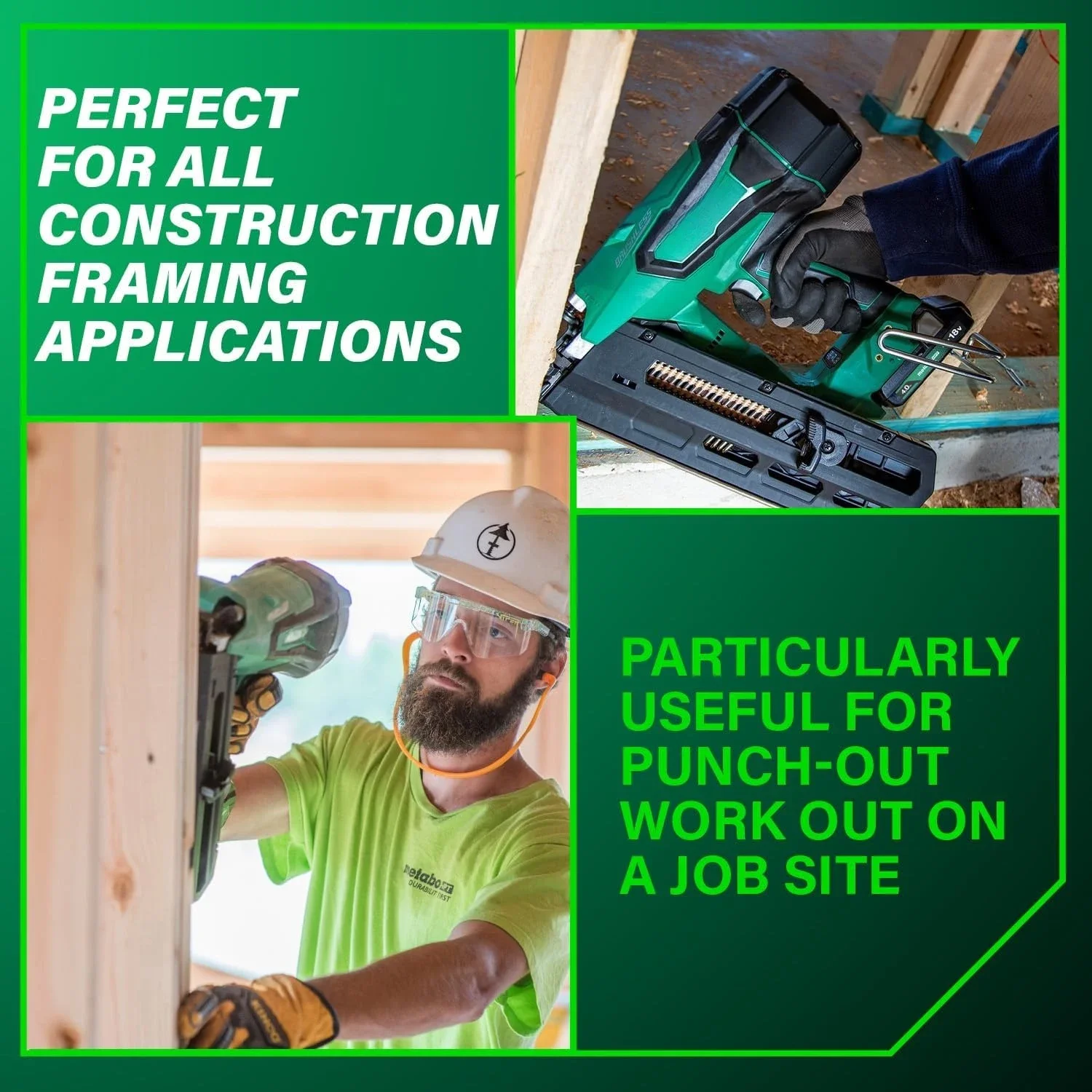 18 فولت متعدد فولت لاسلكي 21 ° مجموعة أدوات تأطير المسامير، أداة تحطير شريط بلاستيكي 3-1/2 بوصة مع أداة كهربائية ببطارية ليثيوم أيون 4.0 أمبير في الساعة #3