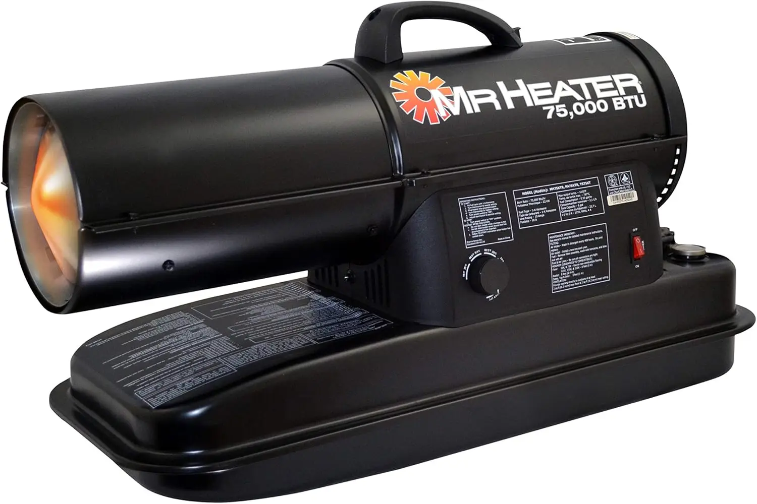 

Mr. Heater MH75KTR Kerosene Heater, Black