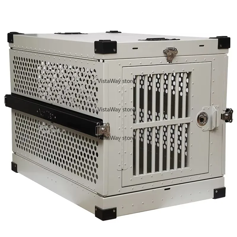 

Popular in USA Collapsible S M L Portable Aluminum Dog Airline Crates