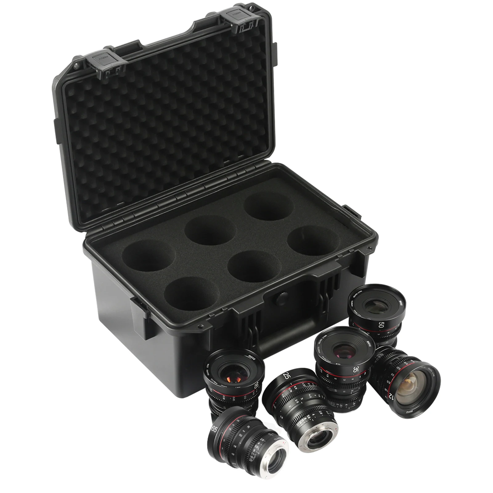 

Meike T2.2 Cine lens Kit ( 6 lenses 10mm 25mm 35mm 50mm 65mm 85mm ) with a Cine Lens Case-Fast Delivery