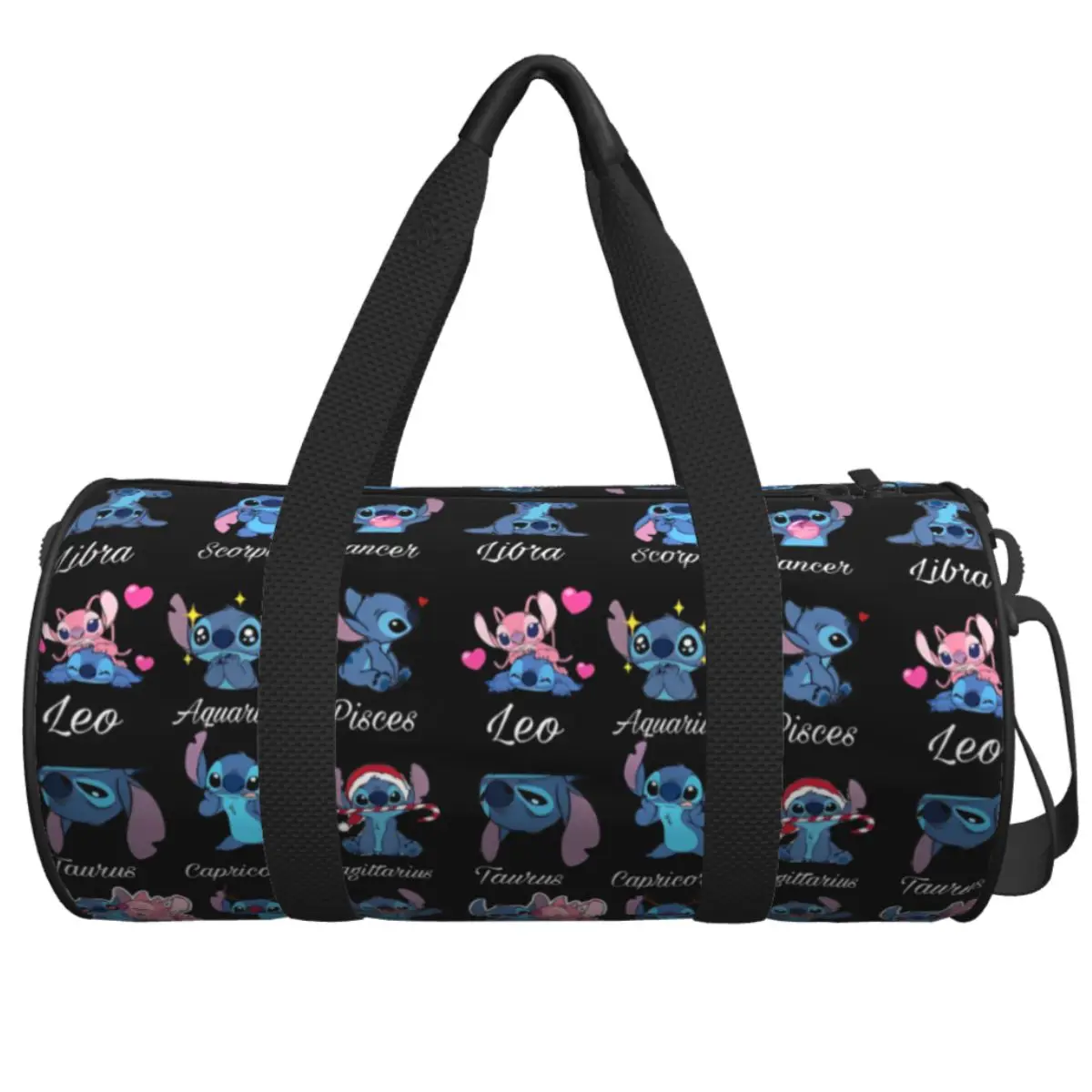 

Stitch Sport Bags Cartoon Kawaii Large Capacity Gym Bag Waterproof Men's Printed Handbag Training Funny Fitness Bag