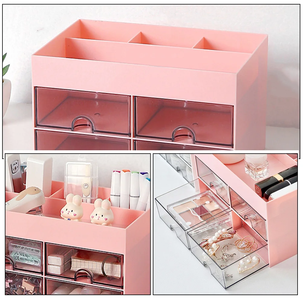 

Stylish PP Desk Organizer Drawer Style Storage Case for Stationery Makeup Jewelry Home Office Desk Organizer