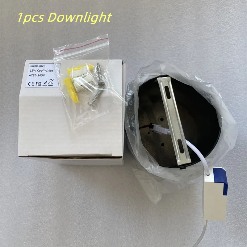 Dimmable Surface Mounted Ceiling Downlight 5W 7W 9W 12W 15W 18W 21W 24W AC85-265V Lamp COB Led Spot Light With Driver