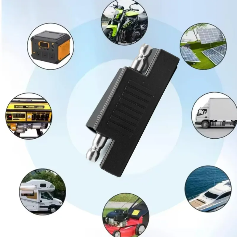 1-5pcs For Solar Panel Battery Charger Maintenance SAE Polarity Reversal Adapter SAE To SAE Connector Motorcycle Accessories view 2