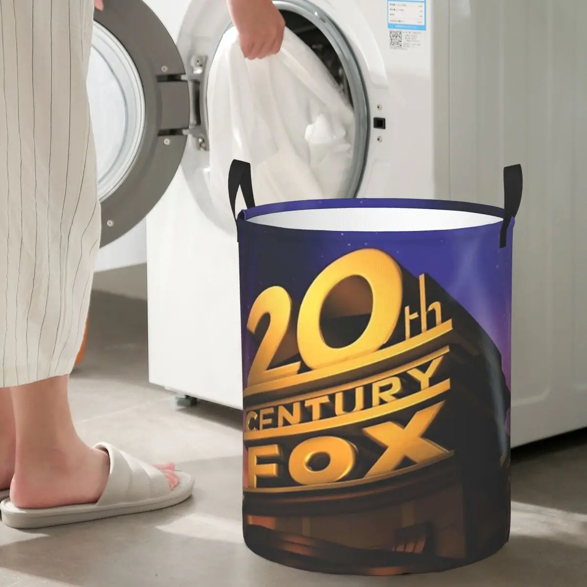 

20th Century Fox Classic Foldable Laundry Baskets Dirty Clothes Toys Storage Basket Large Waterproof Hamper