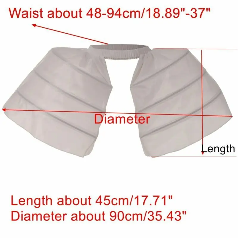 여성용 더블 패니어 빅토리아 페티코트, 크리놀린 버슬 드레스