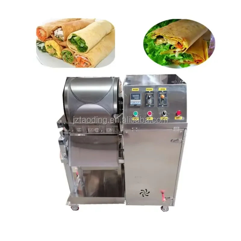 Counter and Stacker automatic Roti Making Crepe Dosa Injera Pancake Machine Making Machine Chinese mexican