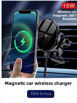 10 in 1 15W aluminum alloy magnetic suction wireless fast charging, external mobile phone computer USB hub