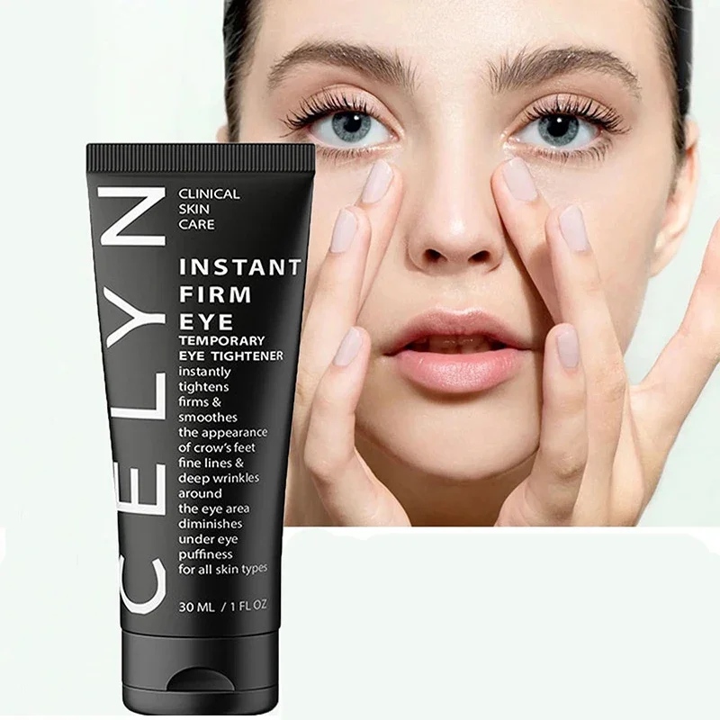 Cëlyn 3 Minutes Instant Firm Eye Cream Wrinkle Removal Lifting Tighten Remove Eye Bags Dark Circles Moisturize Peptide Eye Cream