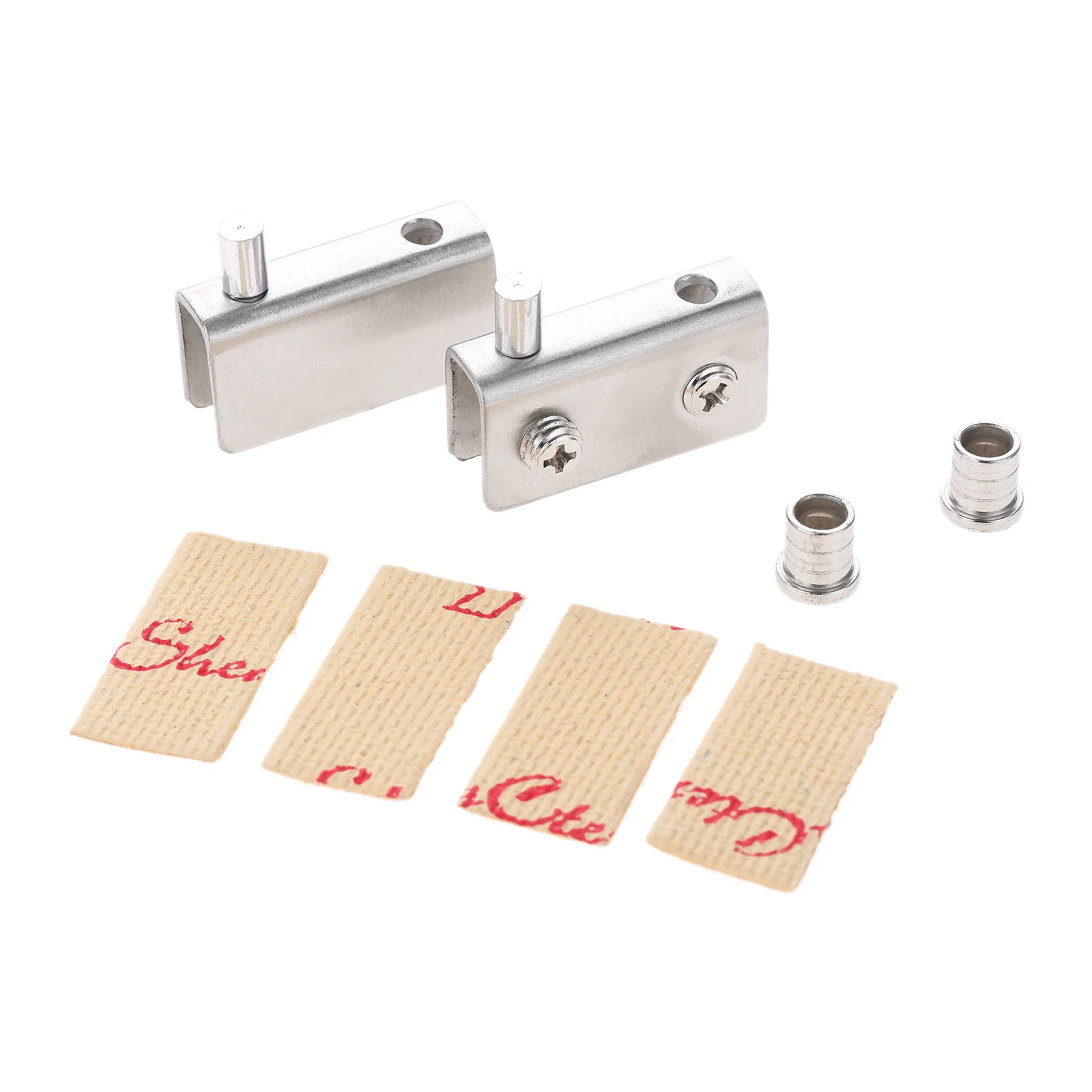 2 Pcs 유리 선반 클램프 피벗 힌지 2 크기 스테인 - Glass Door Hinge 리뷰 및 가격