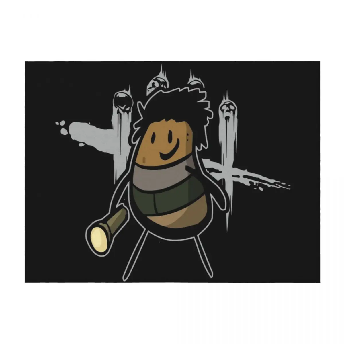 

Potato Jake Throw Blanket Decoratives cosplay anime anime Blankets For Baby Blankets