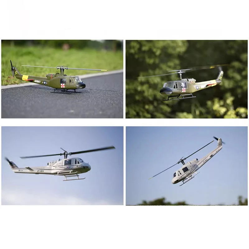 Uh-1 V4 prawdziwy model samolotu sześciokanałowy helikopter zdalnie sterowany pozycjonowanie GPS pojedyncze śmigło symulacja zdalnie sterowany samolot