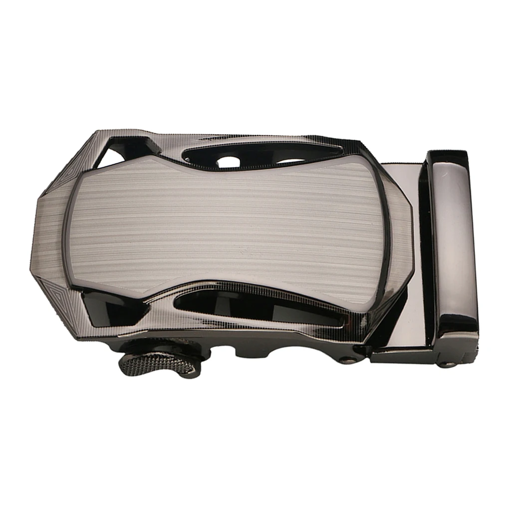 Fivelas de cinto retangulares de metal de substituição com fivela deslizante automática masculina, 1, conforme descrito