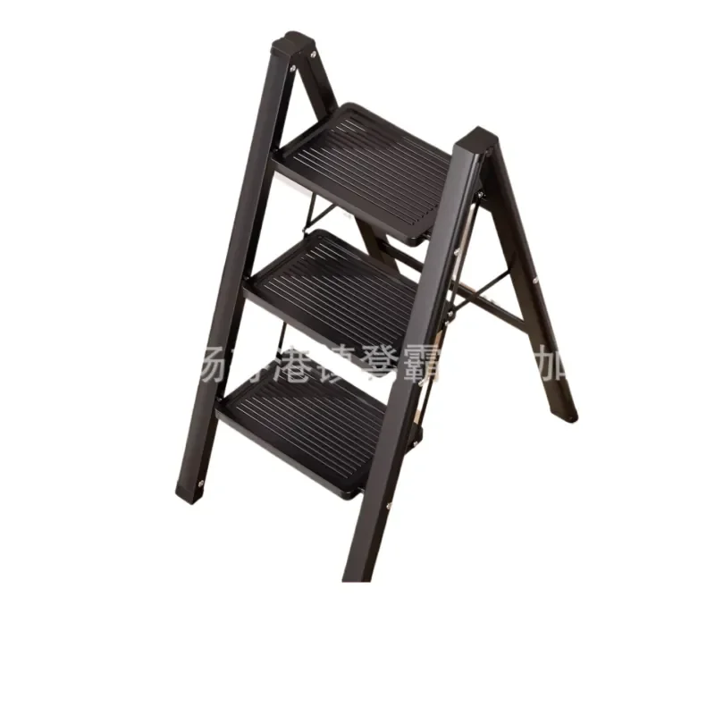 Foldable Telescoping Step Ladder for Home Use 1.0 mm Thick A-Frame Multi-Functional Indoor Stair Ladder 3-4 Steps Small Step