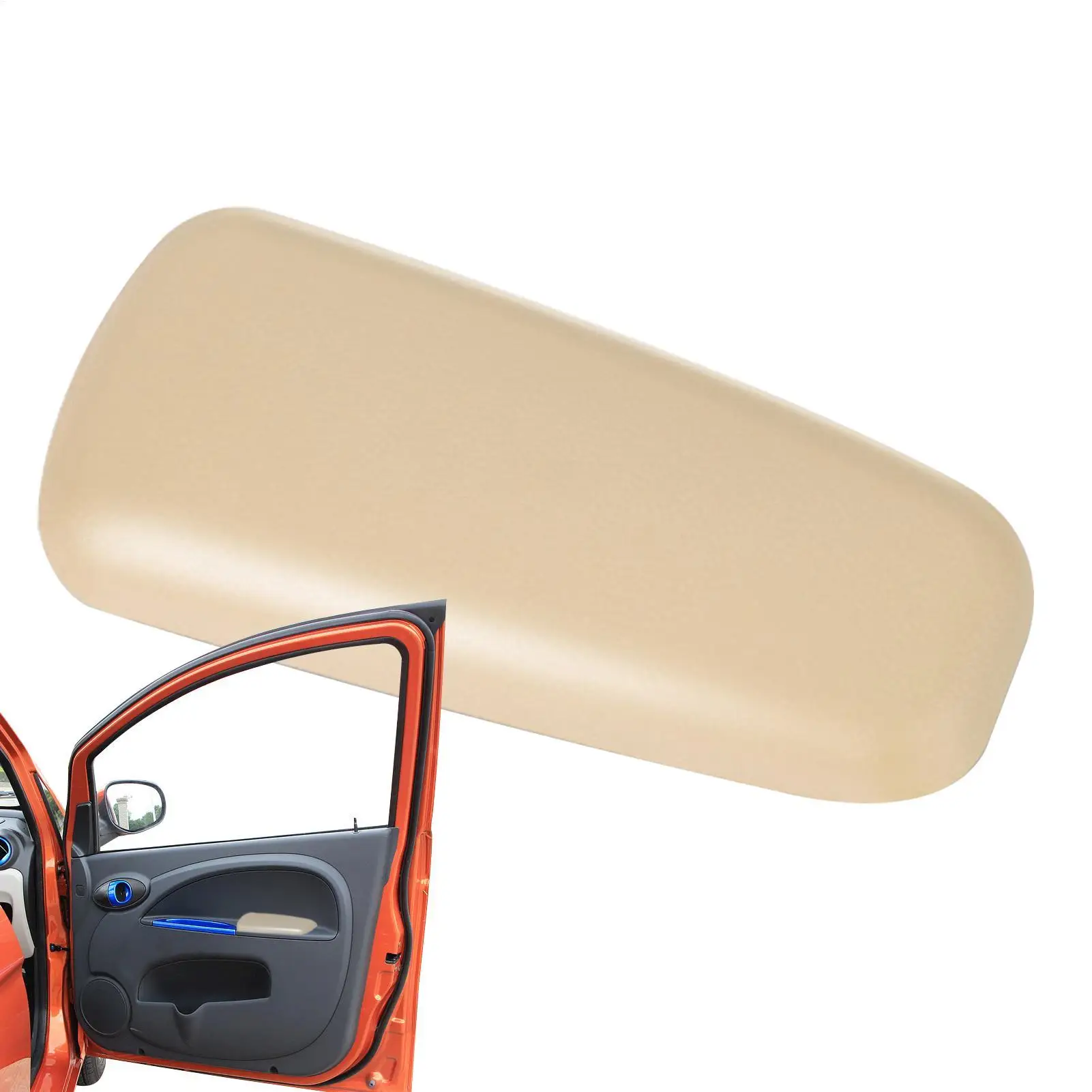 Soft Leather Car Center Console Knee Leg Elbow Cushion Pad, Car Knee Cushion Elbow Pillow Thigh Support Comfort Pillow