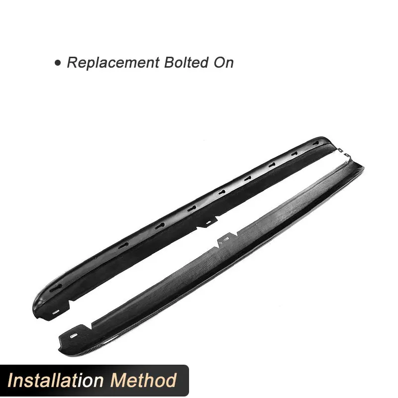 Carbon Fiber Car Side Skirts Extensions for VW Golf 6 MK6 GTI 2010 2011 2012 2013 Racing Side Door Bumper Apron Lip Body Kits