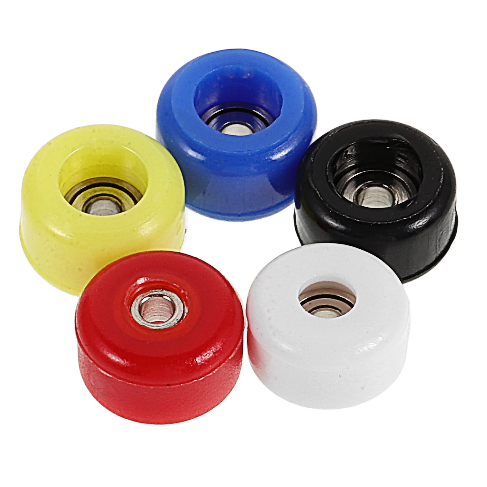 5Pcs Finger Skateboard Wheels with High-Speed Bearings for Smooth Control & Flexibility