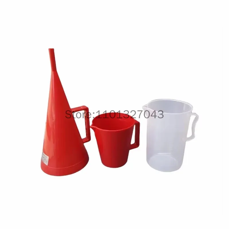 

Plastic Marsh Funnel Viscometer Marsh Mud Petroleum Drilling Fluid Stop Watch 946ml Test Detector Set