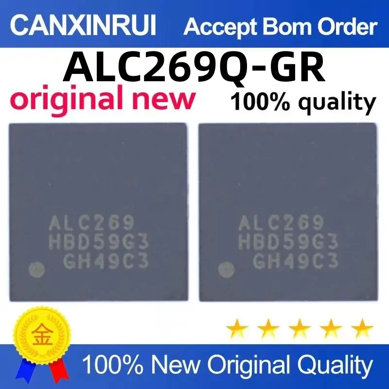 

ALC269Q-GR ALC269 QFN48 Sound Card Driver Audio Decoder IC Welcome to consult