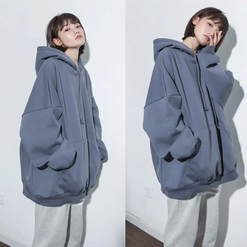 

Hooded Graphic Hoodies Womens Tops Weight Drop-Shoulder Casuals Asymmetric Cozy Zippers Multicolor Half University Holiday