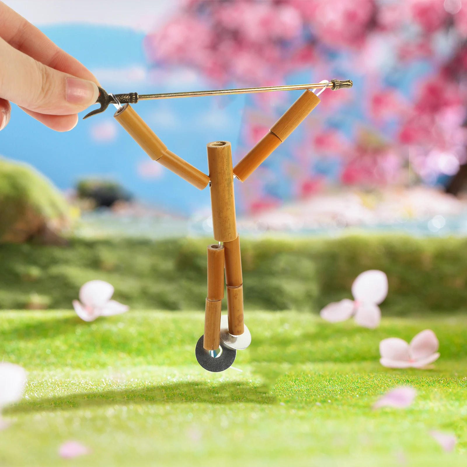 대나무 조인트 남자 재료 팩 철 강화 Diy 인형 만들기 키트 어린이 교육 장난감 수제 공예 가족 활동