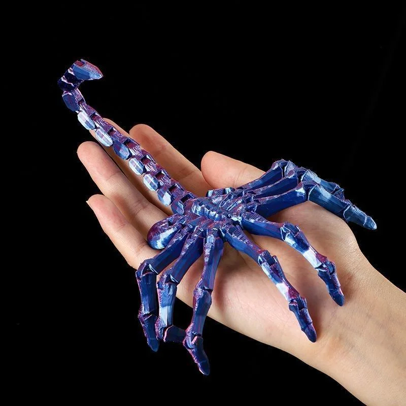 【A】3D Printed Movable Joints Facehugger Toys Simulation Articulated Animal Figurine Ornaments Creative Model Desktop Decoration