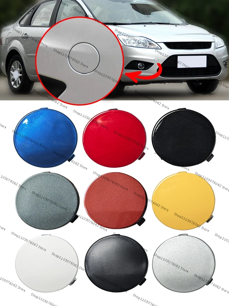 For Ford Focus II MK2 2008 2009 2010 2011 Sedan Hatchback Front Bumper Tow Hook Cover Cap Lid Housing Shell M5117A989AB