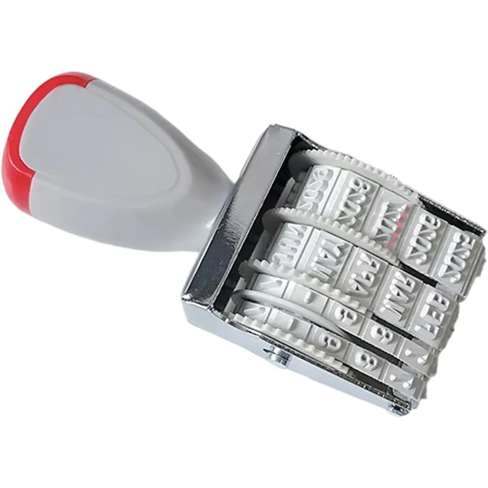 Rubber Stamp Line Dater – Rotating Date Stamp for Office, Scrapbooking & Document Authentication