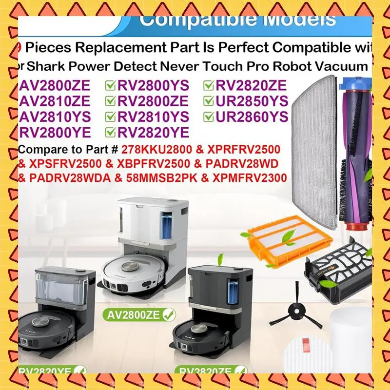 

A008 Brush Filter Replacement Part For Shark AV2800ZE AV2810YS RV2800YE RV2800YS RV2810YS RV2820ZE Robot Accessories