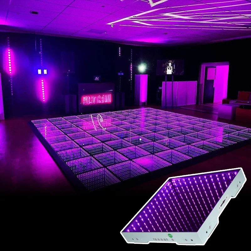 dance floor outdoor 3d magnetic tiles stage light wedding party led floor to dance