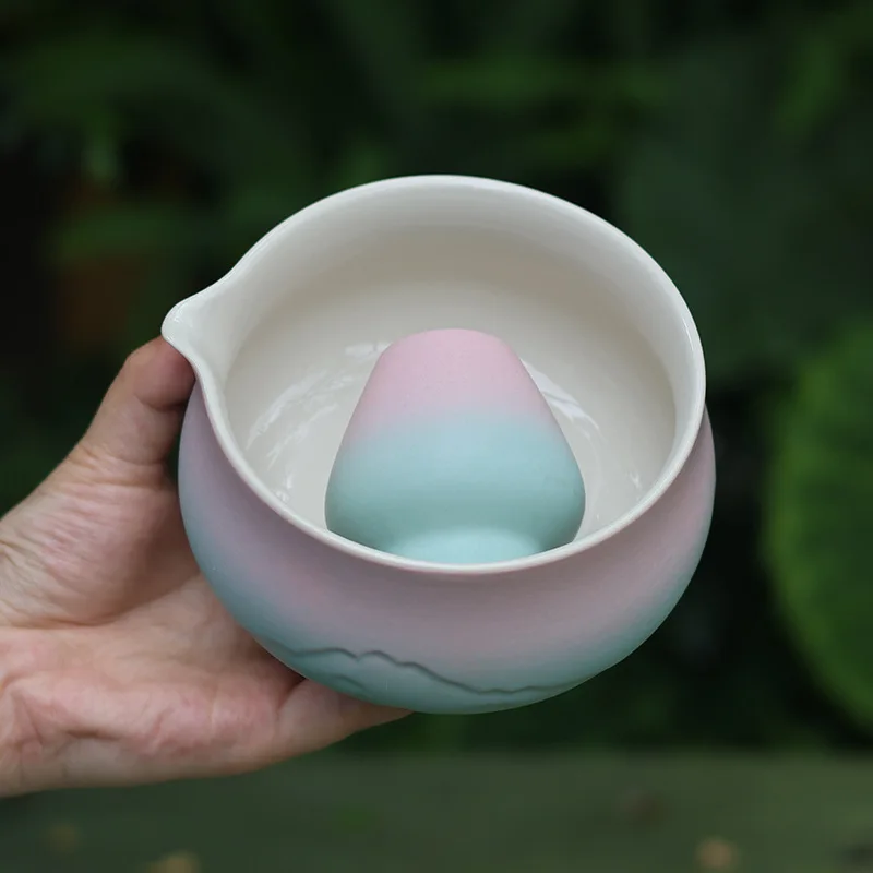

2Pcs/Set Ceramic Handmade Matcha Bowl with Spout Ceremony Tool Japanese Traditional Chawan Tea Set Accessories Matcha Gift Box