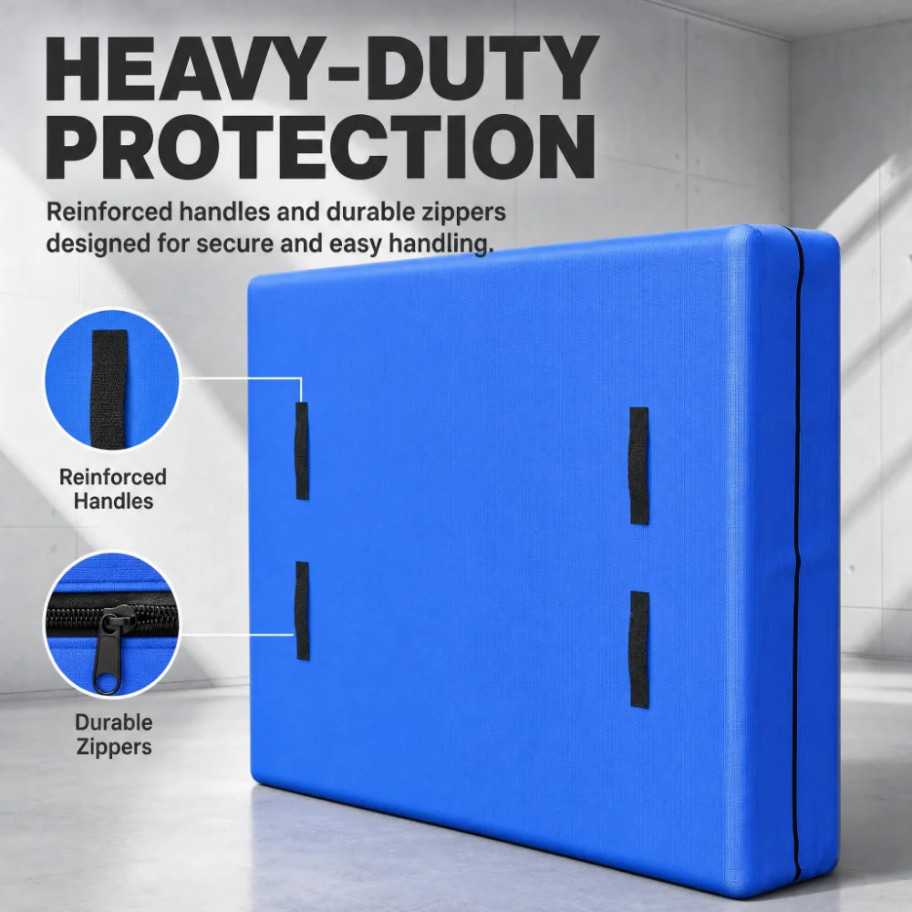 Heavy Duty PE Mattress Bag for Moving Storage with Reinforced Handles Zipper Tear Resistant Protector