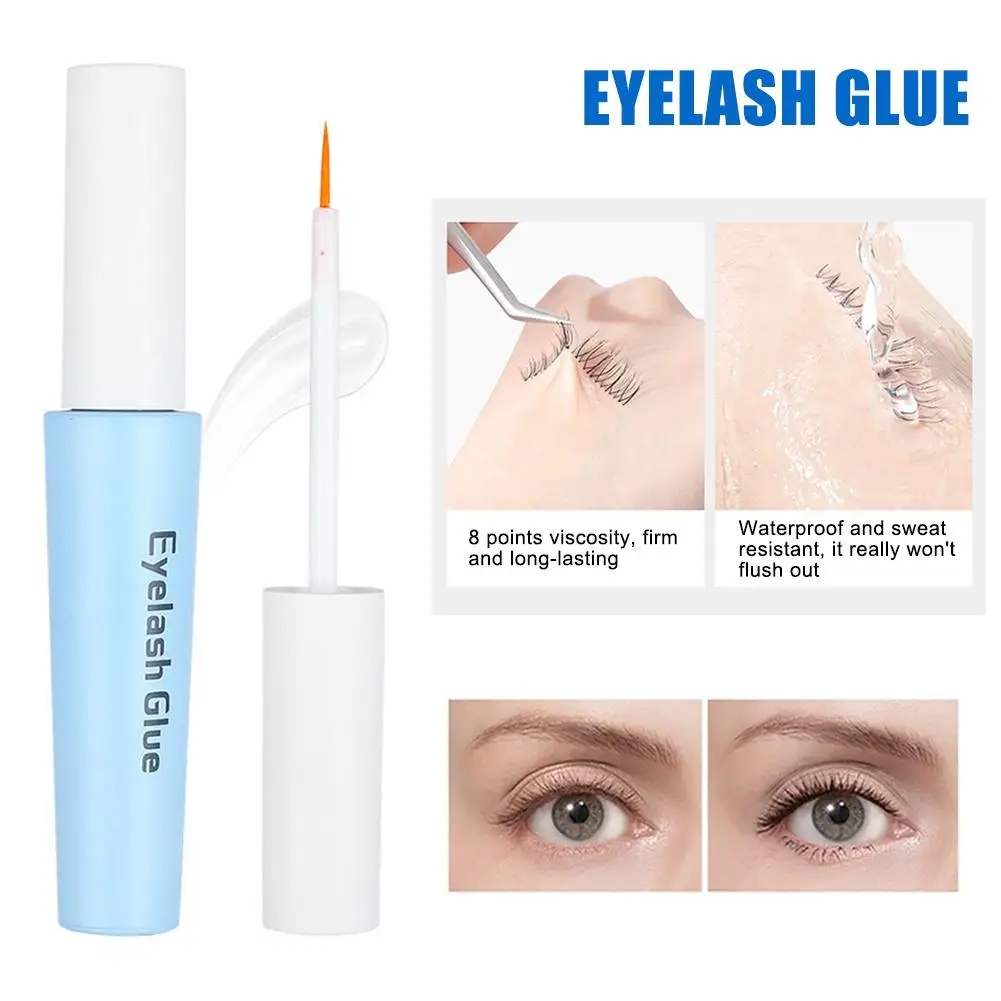 Princess Fake Eyelash Transparent Soft Glue Without Super Firmer Eyelash 5ml False Grafting Adhesive Shaping Glue T Q2H4