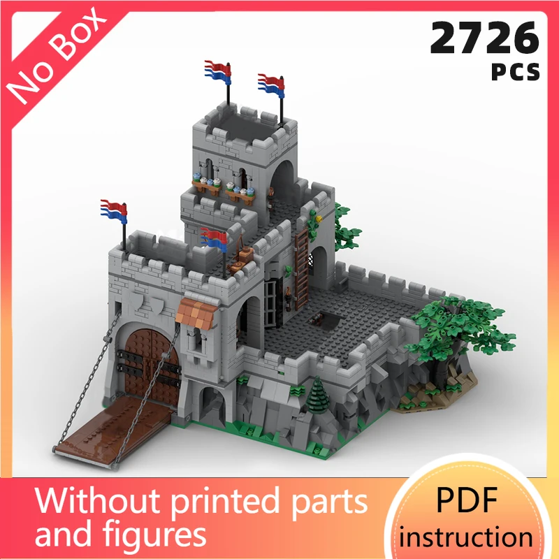 Medieval Knight Stronghold Royal Guard Castle Tower Citadel Outpost Garrison Strategic MOC Building Architecture Blocks