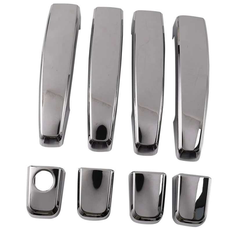 Chrome Door Handle Covers For 10-15 Chevy Equinox/06-11 HHR/08-12 Malibu/09-15 Traverse/07-15 GMC Acadia/10-15 Terrain/07-09 Sat